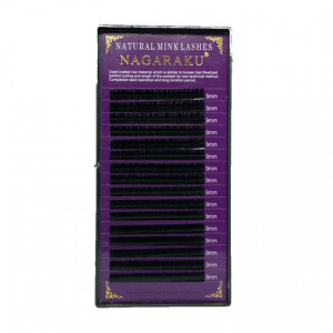 NAGARAKU, Ресницы на ленте Natural Mink, 10/0,12 мм, D-изгиб